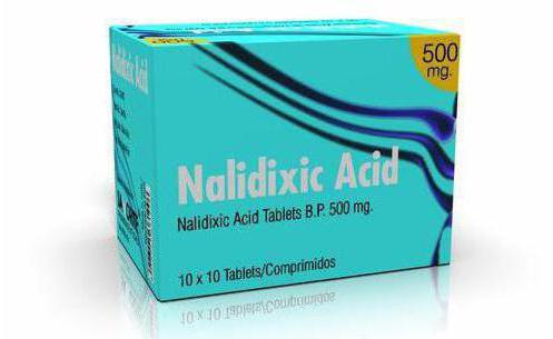 Nalidixic киселина: употреба в медицината